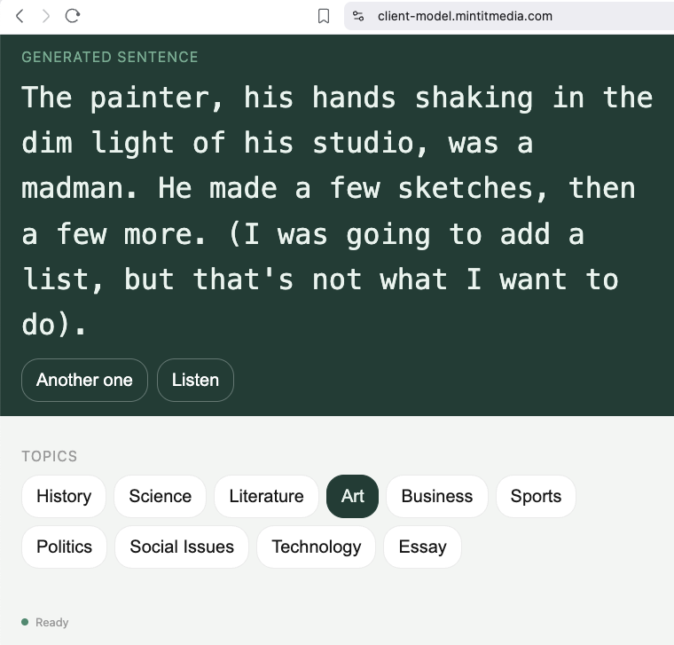 SmolLM2 demo web app
