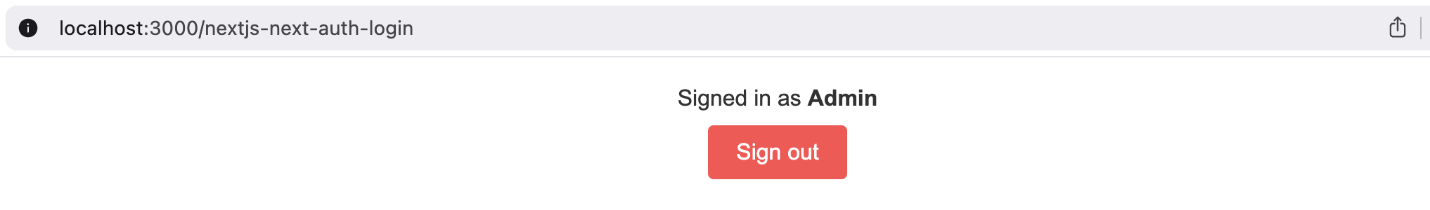 Sign Out Using NextAuth.js