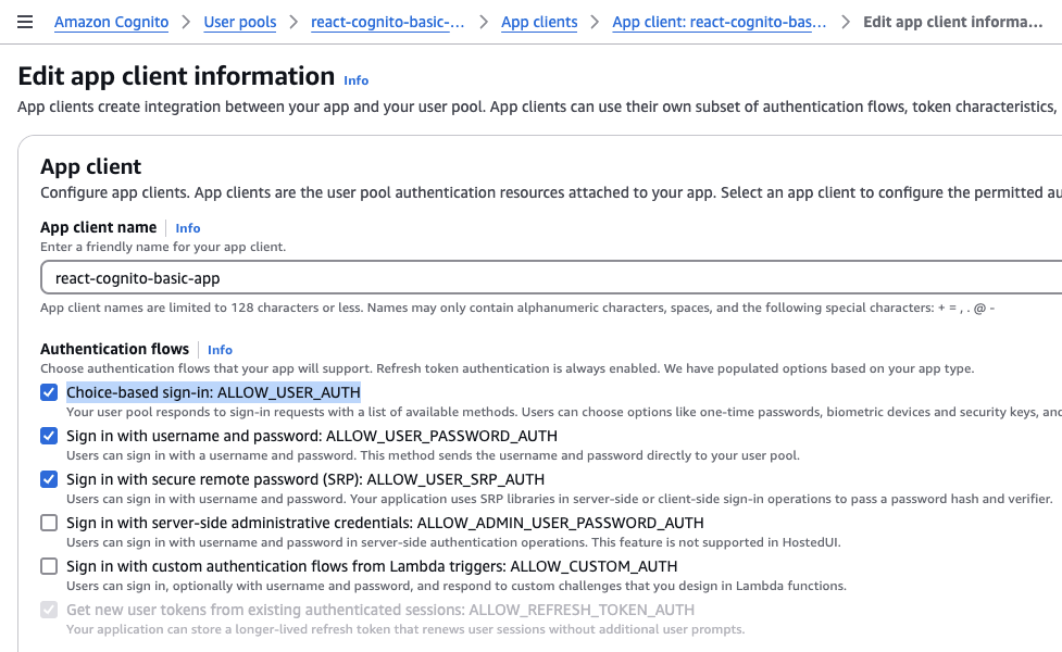 Enable the `ALLOW_USER_AUTH` permission